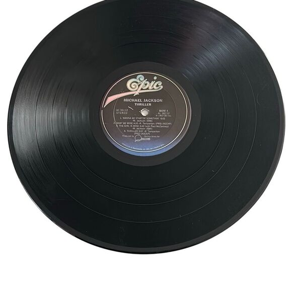 Michael Jackson Thriller Epic Vinyl Records LP - Picture 6 of 9